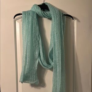 Elegant Light Blue Women's Scarf
